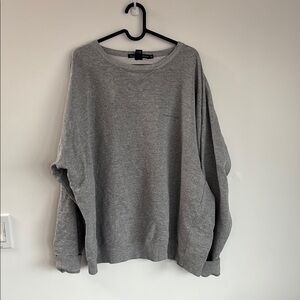 Vintage Grey Oversized Club Monaco Pull Over Sweater